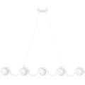 Luster na sajli SINUS 5xG9/8W/230V bela